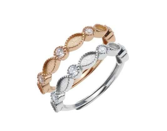 Art Deco 1/2 + Birthstone