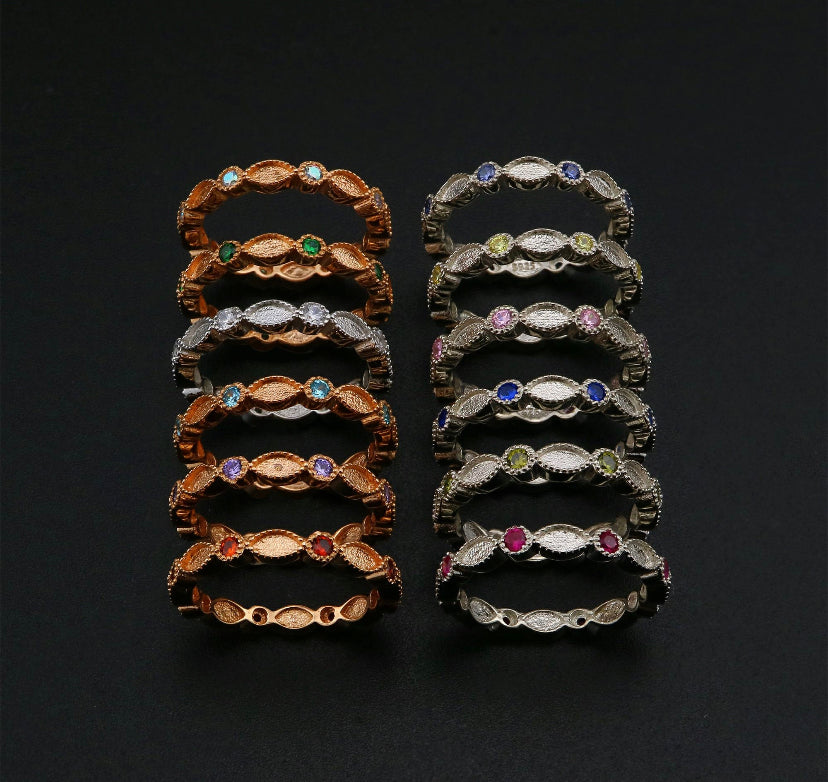 Art Deco Full + Birthstone