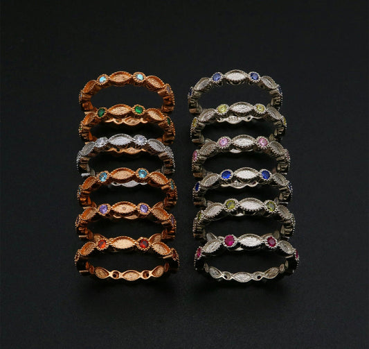 Art Deco Full + Birthstone